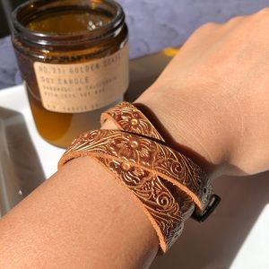 3/$21 Lucky Brand leather wrap bracelet